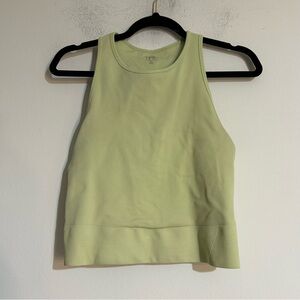 Abercrombie & Fitch YPB Green Seamless High Neck Cropped Tank Top XXL Athletic